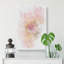 Pink Dahlia Flower Abstract - Wrapped Canvas Drawing - Wrapped Canvas-56662204