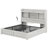 Sherell Full Size Bed Frame with 4 Storage Drawers,White-100845095-100845096