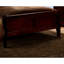 Grand lit en cerisier de style chambre à coucher transitionnelle en bois massif avec pieds-1043340549-1043340552
