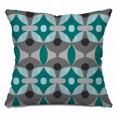 Cowboy Western Dramatic Cotton Blend Reversible Throw Pillow