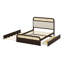 Lit plateforme en bois avec lit gigogne et 2 tiroirs-1835019713