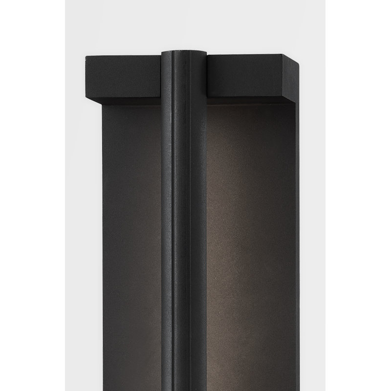 Black 15" Direct Wired Electric LED Wall Sconce