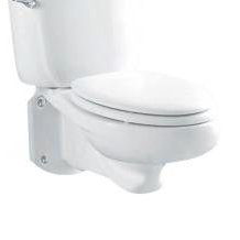 Toilette à fixation murale allongée au mur 1,6 gpf (siège non inclus) Glenwall, Noir