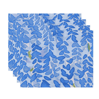 Polyester Floral Rectangle Placemat