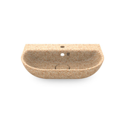 Woodio Soft60 15.75'' Wood Specialty Bathroom Sink with Overflow