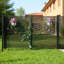 3-Panel No-Dig Privacy Fence Panels, Rustproof Decorative Outdoor Barrier for AC, Pool Equipment & Trash Cans, 270*124cm, Black
