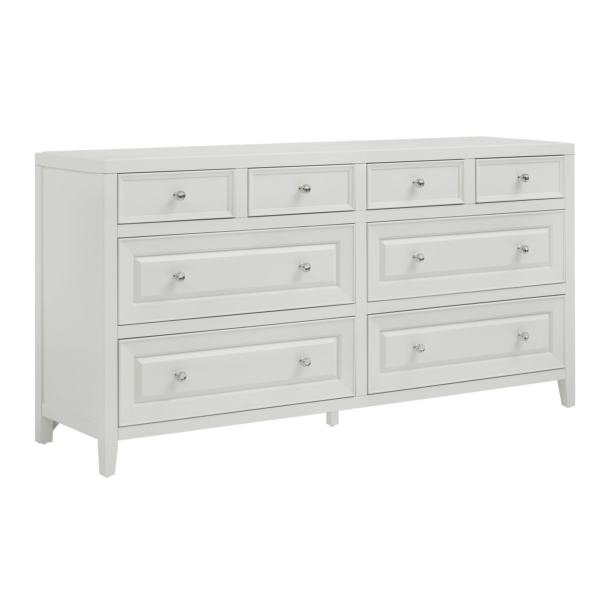 Rosalie 8 Drawer Dresser, White