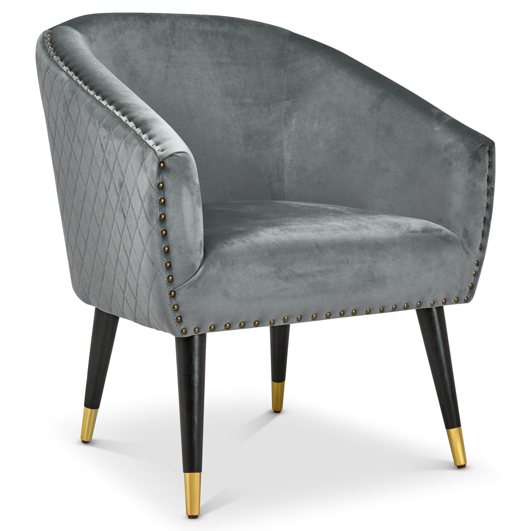 Miamiville 64Cm Wide Velvet Tub Chair