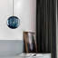 Modern Indoor Pendant Light – Ribbed Globe Glass Shade Ceiling Light for Kitchen-710765892
