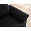 Chaise longue surdimensionnée avec repose-pieds et rangement, revêtue de chenille douce-494926289