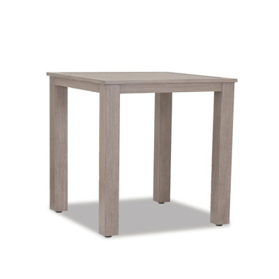 Laguna Square Metal Outdoor Bistro Table , 38.86'' in. W 38.86'' in. D