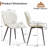 Modern Dining Chair with Faux Leather Upholstery and Metal Legs-401015995