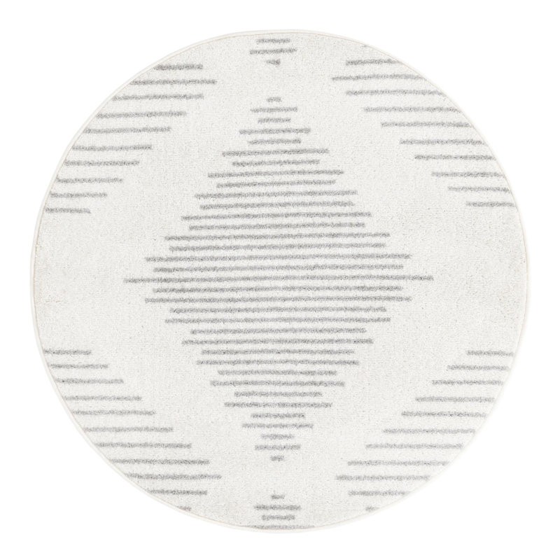 Cohutta Geometric Indoor Rug, Round 3'1"