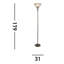 Pinckney 179cm Torchiere Floor Lamp-22407870