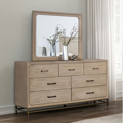 Commode 7 tiroirs avec miroir Odessia