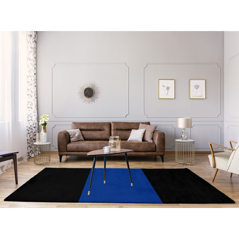 Tapis bleu/noir zone, Rectangle 2 pi x 3 pi