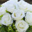 Arrangement de fleurs mixtes à 18 têtes avec jardinière en bois-303820455