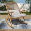 Chaise berçante d'extérieur - Structure en fer robuste
