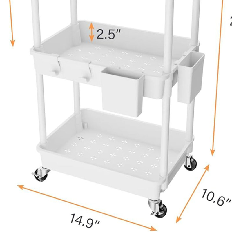 Multifunctional Storage Organizer Tool For, White