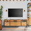 Hans Iron And Wood TV Stand