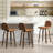 Swivel Upholstered Bar Stool-1012729220-1012729225