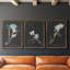 Orchidée sur ardoise I - ensemble de 3 peintures sur toile encadrées-246507838-246507825