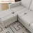 78'' Upholstered Sofa Couch With Storage Ottoman-1545106402