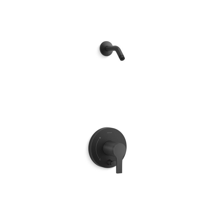 Elate Rite-Temp Shower Trim Kit With Push-Button Diverter, Without Showerhead