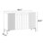 Modern simple cream style sideboard cabinet