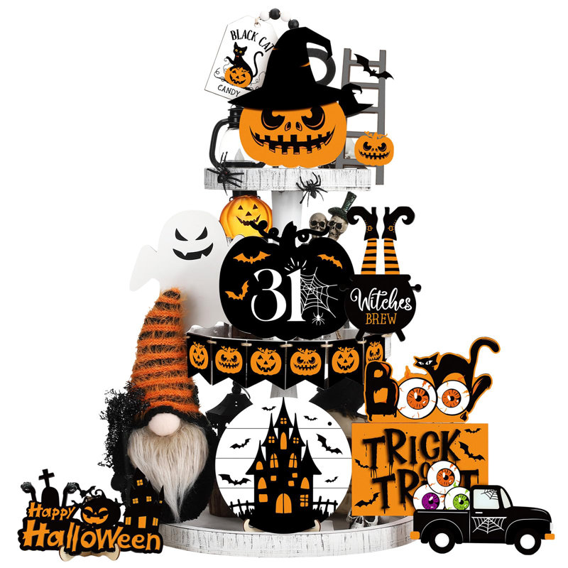 18 niveaux de plateau d'Halloween