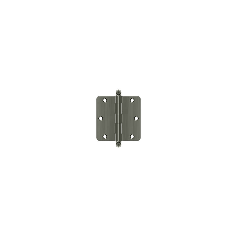 Steel Hinge, Antique Nickel