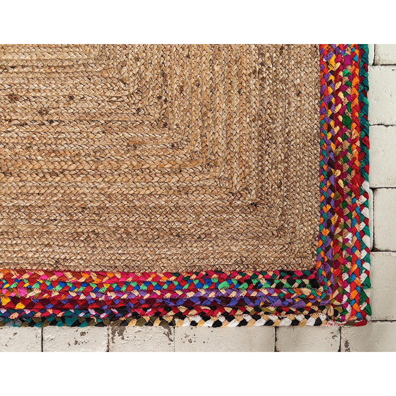 Tapis beige foncé tissé à la main Melodie, Rectangle 2 pi x 3 pi