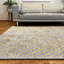 Tapis en coton tissé gris et doré Alfa Rich Roemer-2094234835