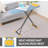 Metal Freestanding Adjustable Height Ironing Board,Iron Board with Ironing Mat