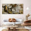 «Abstract Mountain Oil», reproduction sur toile-93058308