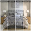 Ensemble d'édredon 100% coton gris avec jupe de lit et coussins décoratifs pour 6 pièces