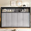 Lit simple mural gris en métal avec tablettes intégrées, pliable et idéal pour les petits espaces, peu encombrant et facile à installer