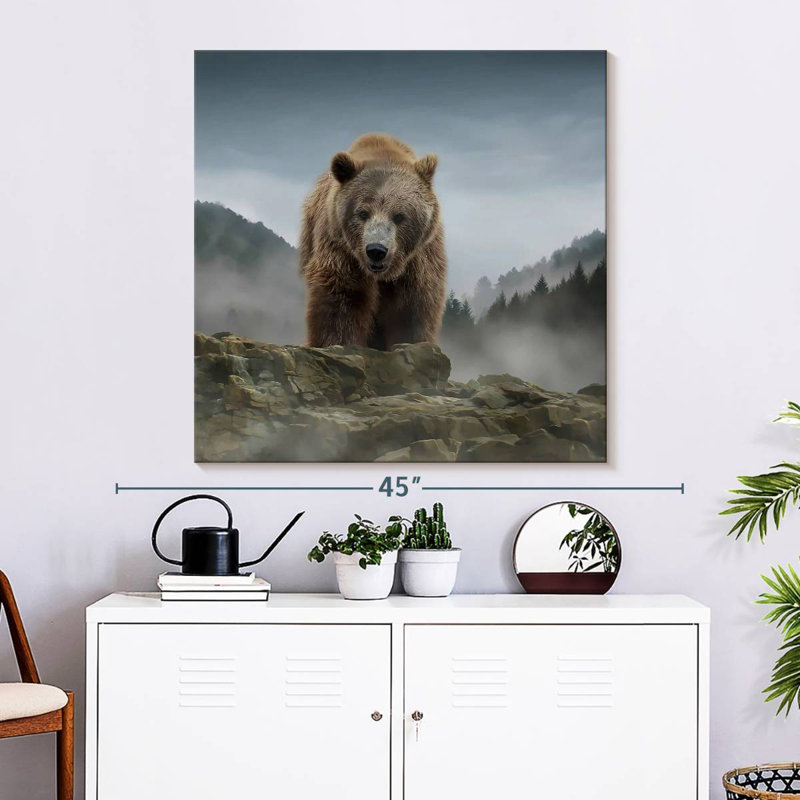 Brampt Over The Mountain, 33" H x 33" W