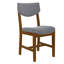 5 tables de salle à manger rustiques composées d'une table rectangulaire en bois massif et de 4 chaises rembourrées, idéales pour les petits soupers à la maison
