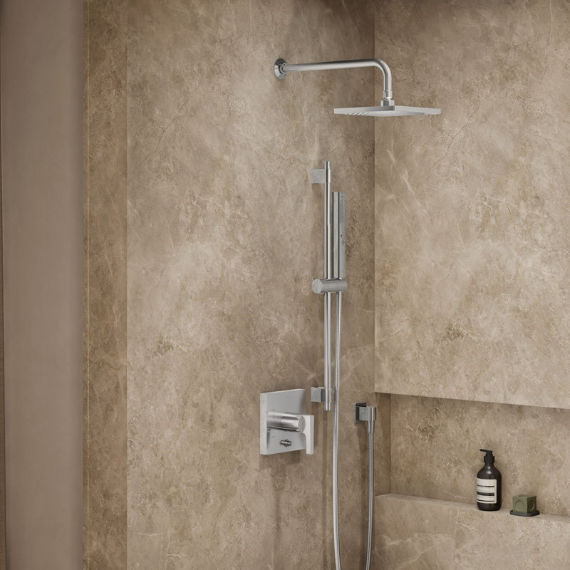Honesty Rite-Temp Showering Kit 2.5 GPM, Polished Chrome