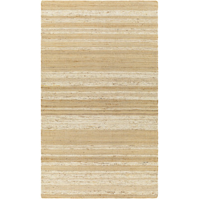 Striped Area Rug in Camel