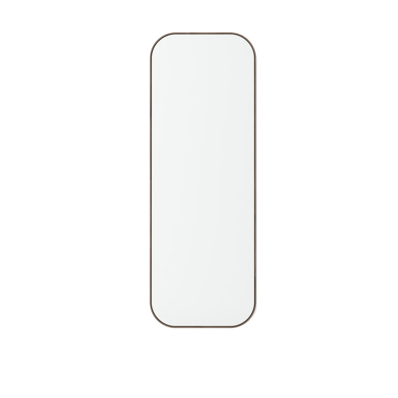 Imler Solid Wood Rectangle Mirror, Bronze