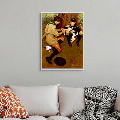 «Friend In Need», art mural sur toile