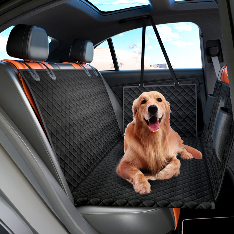 Housse pour siège d'auto pour chien, Noir, noir, noir, noir