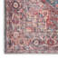 Tapis oriental bleu / rouge brique lavable à la machine-1496007635