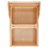 Single Metallic Silver Maple Pullout Waste Container w/ Soft-Close for 15" Vanity Base Cabinets-88472279-65714261