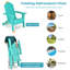 Chaise Adirondack pliante en plastique-70302375