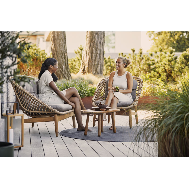 Strington Teak Patio Chair with Cushions