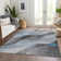 Machine Washable Indoor/Outdoor Cinead ACN1668 Sky Rug