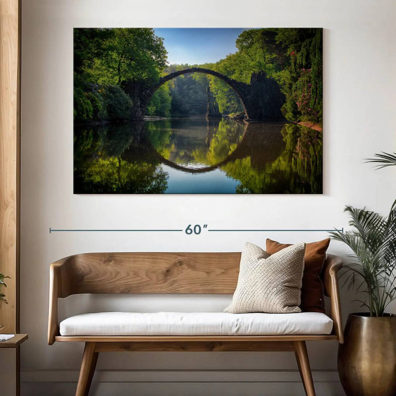 Lilie Bridge Reflection, 34" H x 51" W